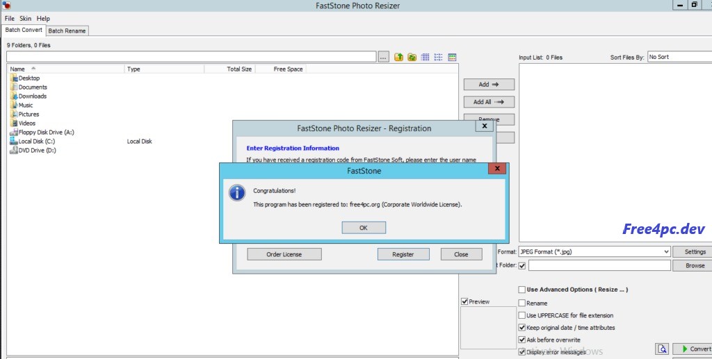 FastStone Photo Resizer 4.5 Corporate Crack With License Keys [2024]