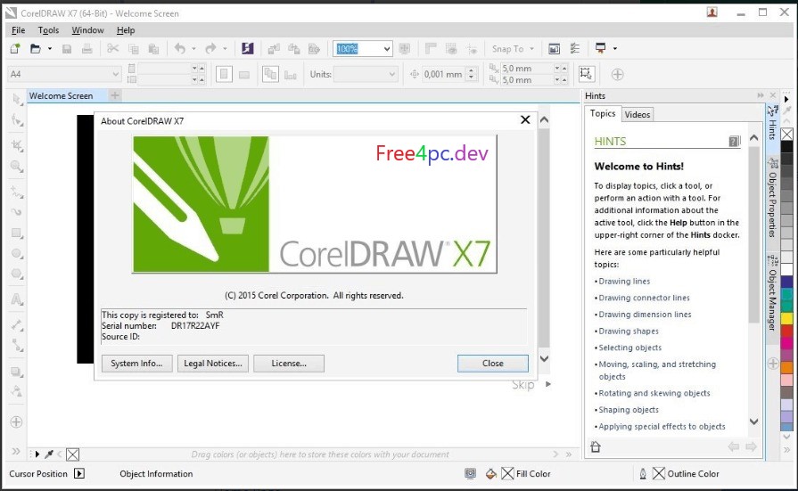 Corel Draw X7 Crack Full Version + Keygen Free Download [Latest]